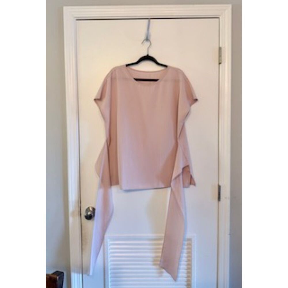 Shein Clasi Women's Batwing Sleeve Dusty Pink Blouse and Wide Leg Pants Set XL - Picture 5 of 11